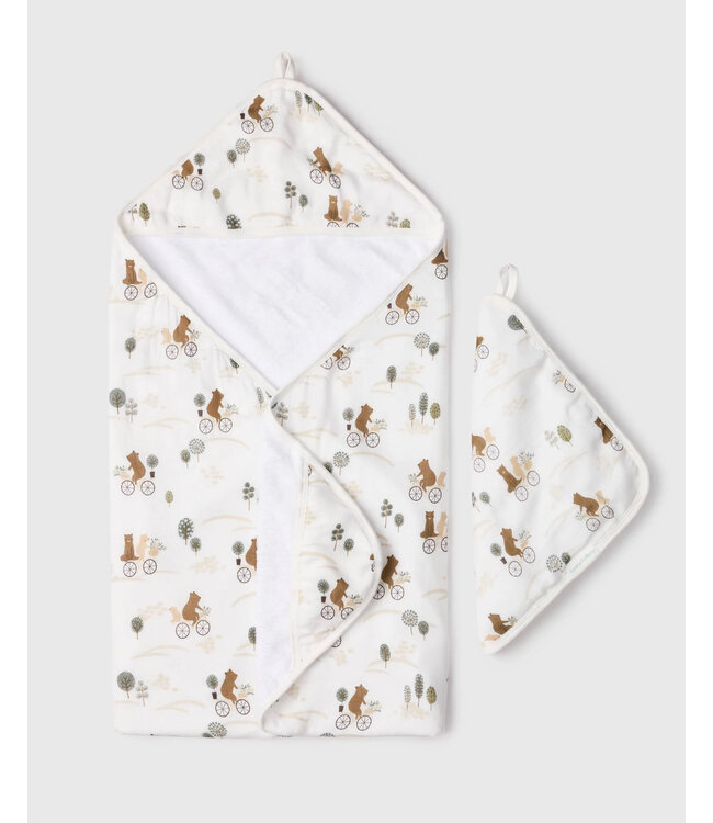 Loulou Lollipop Hooded Towel Set