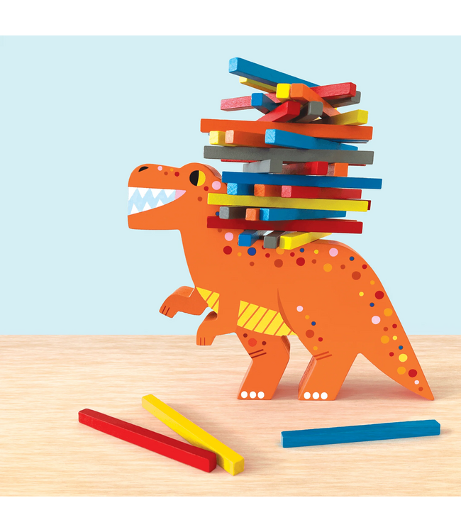 mudpuppy T-Rex Topple Game