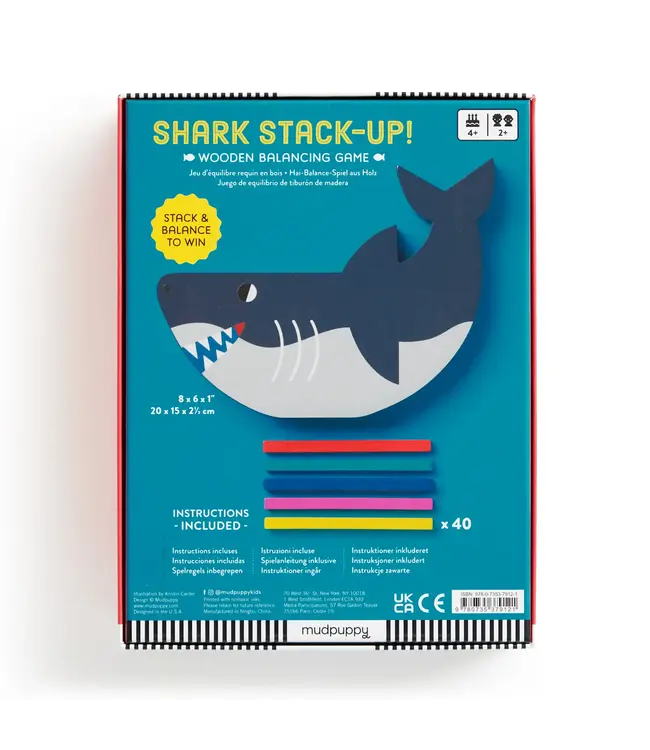 mudpuppy Shark Stack-Up Game