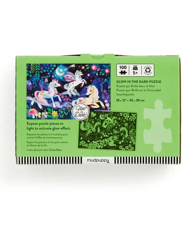 mudpuppy Glow in the Dark Puzzle Unicorn Dreams