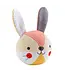 Petit Collage Organic Chiming Soft Ball Bunny