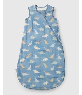 Loulou Lollipop Muslin Lightweight Sleep Bag 0.5 TOG Dinosaur Stomp