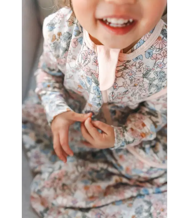 Loulou Lollipop Muslin Lightweight Sleep Bag 0.5 TOG English Garden