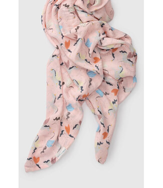 Loulou Lollipop Muslin Swaddle Blanket Unicorn Ballet