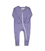 Parade Organics Baby Co. Organic Snuggle Soft Melange Zipper Romper Lilac