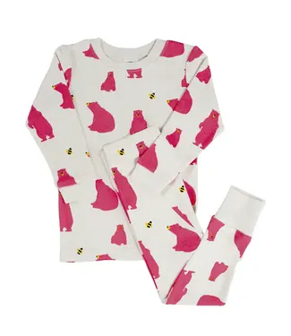 Parade Organics Baby Co. Organic Jammies Pink Bears