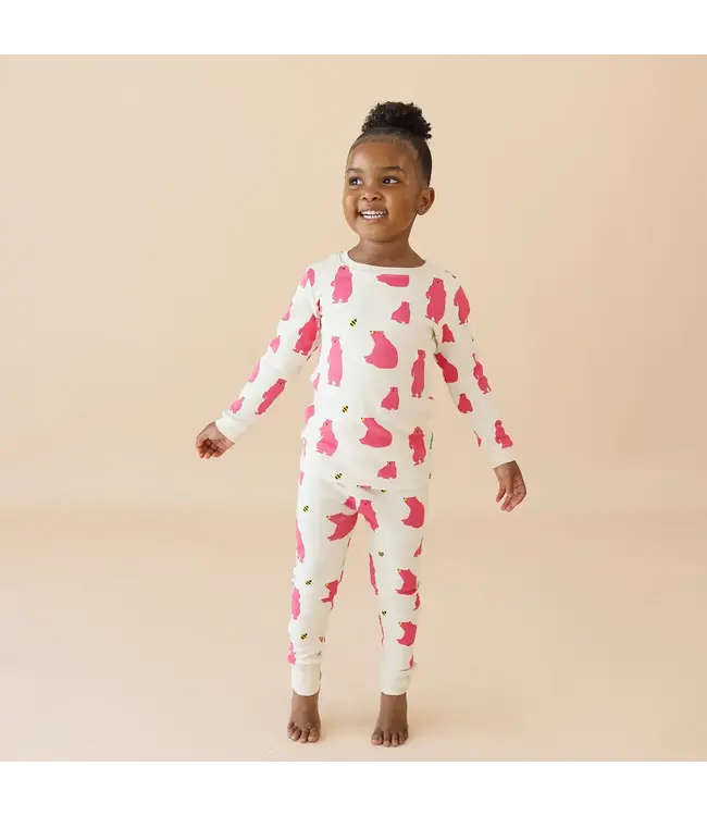 Parade Organics Baby Co. Organic Jammies Pink Bears