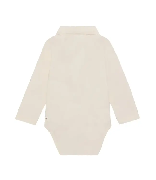 Enfant Polo Long Sleeve Romper Ivory