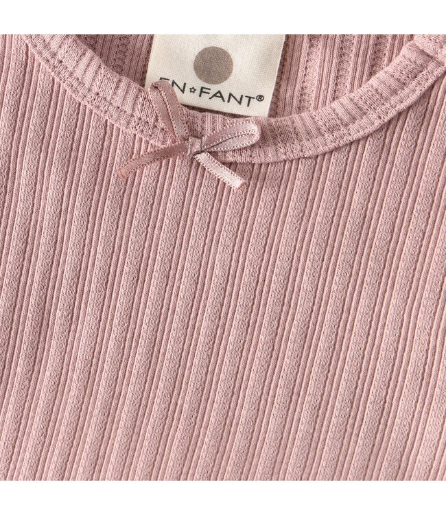 Enfant Pointelle Onesie Mauve