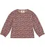 Enfant Long Sleeve Top Burgundy Floral