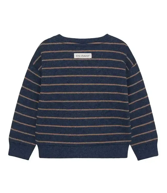 Enfant Sweatshirt Charcoal Stripe