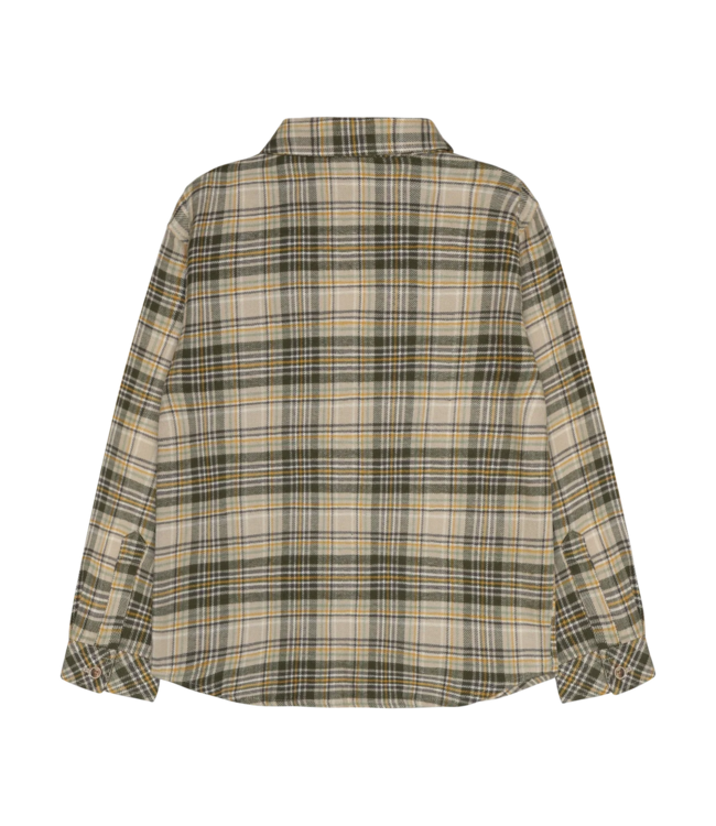 Minymo Checkered Flannel Overshirt Tan