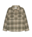 Minymo Checkered Flannel Overshirt Tan