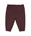 Minymo Minymo Heart Button Sweatpant Dark Plum
