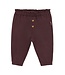 Minymo Minymo Heart Button Sweatpant Dark Plum