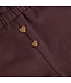 Minymo Minymo Heart Button Sweatpant Dark Plum