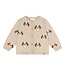 Minymo Minymo Knit Dog Cardigan Beige