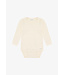 Minymo Minymo Long-Sleeve Ribbed Bodysuit Ivory