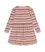 Minymo Minymo Long-Sleeve Striped Ribbed Dress Pink