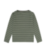 Minymo Minymo Long-Sleeve Striped Top Dark Green