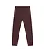Minymo Minymo Solid Sweat Leggings Plum