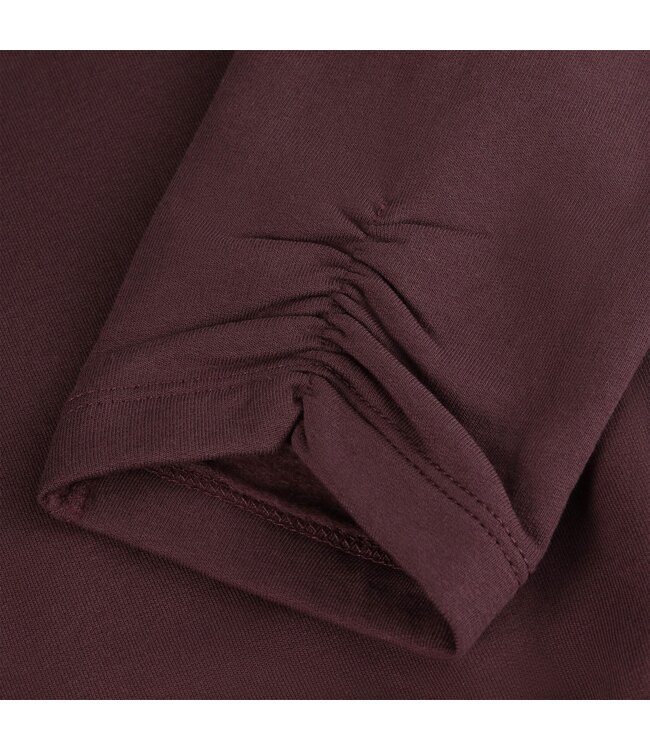 Minymo Minymo Solid Sweat Leggings Plum