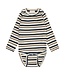 Minymo Minymo Stripe Ribbed Bodysuit Navy