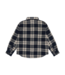 Minymo Minymo Plaid Flannel Overshirt Navy