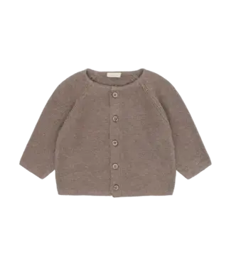 Fixoni Knit Cardigan Taupe Brown