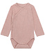Fixoni Fixoni Ribbed Wrap Bodysuit Pale Mauve