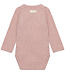 Fixoni Fixoni Ribbed Wrap Bodysuit Pale Mauve