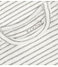 Fixoni Fixoni Striped Ribbed Bodysuit Grey