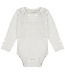 Fixoni Fixoni Striped Ribbed Bodysuit Grey