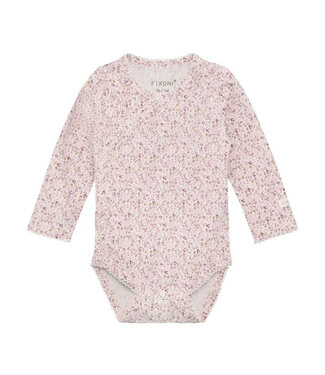 Fixoni Fixoni Pointelle Floral Bodysuit