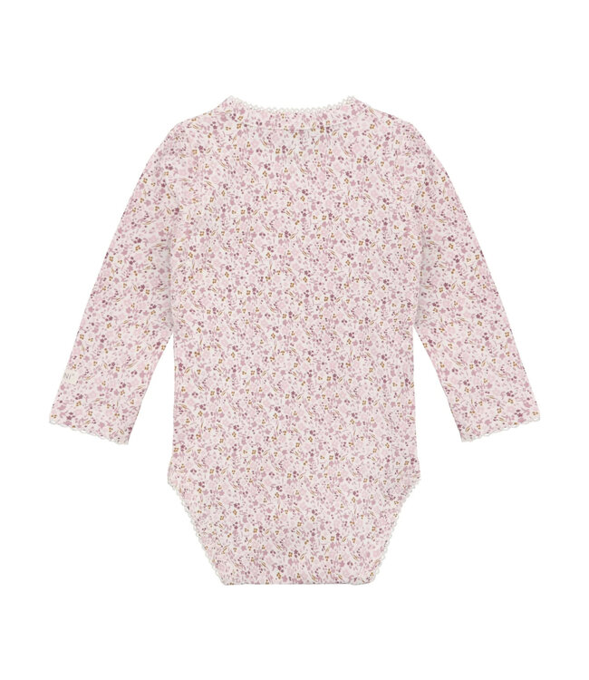 Fixoni Fixoni Pointelle Floral Bodysuit