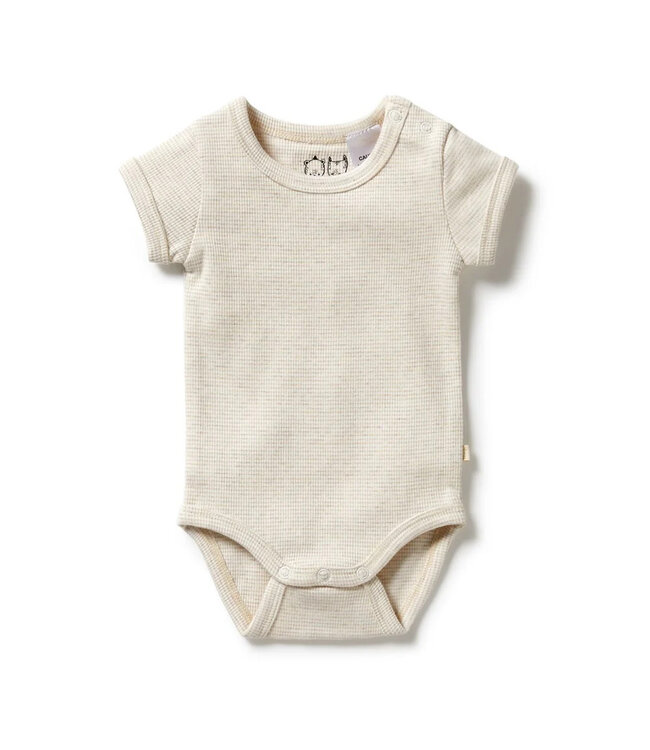 Wilson + Frenchy Wilson + Frenchy Stripe S/S Rib Onesie