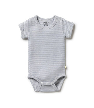 Wilson + Frenchy Stripe S/S Rib Onesie