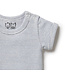 Wilson + Frenchy Wilson + Frenchy Stripe S/S Rib Onesie