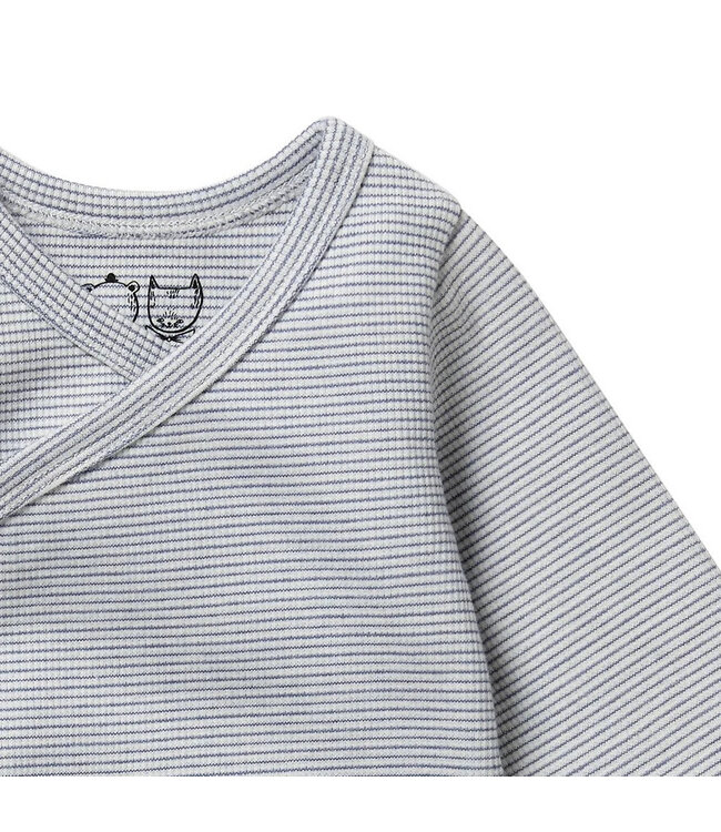 Wilson + Frenchy Wilson + Frenchy Stripe Kimono L/S Bodysuit