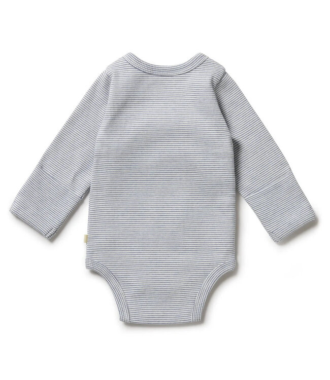 Wilson + Frenchy Wilson + Frenchy Stripe Kimono L/S Bodysuit