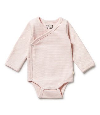 Wilson + Frenchy Wilson + Frenchy Stripe Kimono L/S Bodysuit