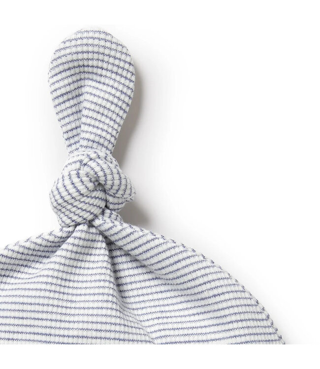 Wilson + Frenchy Wilson + Frenchy Organic Stripe Rib Knot Hat
