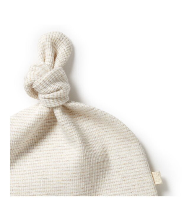 Wilson + Frenchy Wilson + Frenchy Organic Stripe Rib Knot Hat