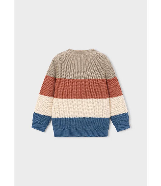 Mayoral Knit Sweater Colour Block Stripe