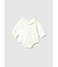 Mayoral Ruffle Neck Long Sleeve Onesie Crudo
