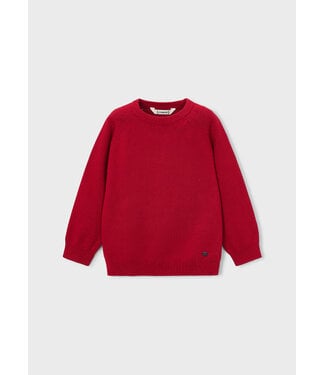 Mayoral Mayoral Basic Crew Neck Sweater Red