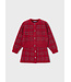 Mayoral Mayoral Knit Cardigan & Skirt Set Red Plaid