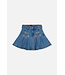 Deux par Deux Deux par Deux Denim Pleated Skirt  Star Patches