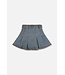 Deux par Deux Deux par Deux Denim Pleated Skirt  Star Patches