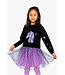 Deux par Deux Deux par Deux Knit Sweater Anthracite Sequin Unicorn